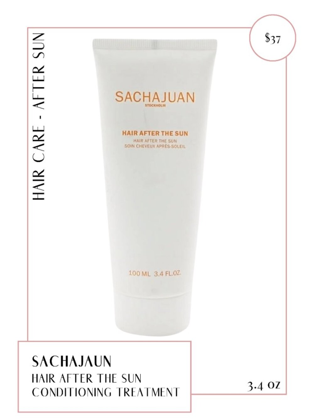 Sachajuan Hair After the Sun Conditioning Treatment